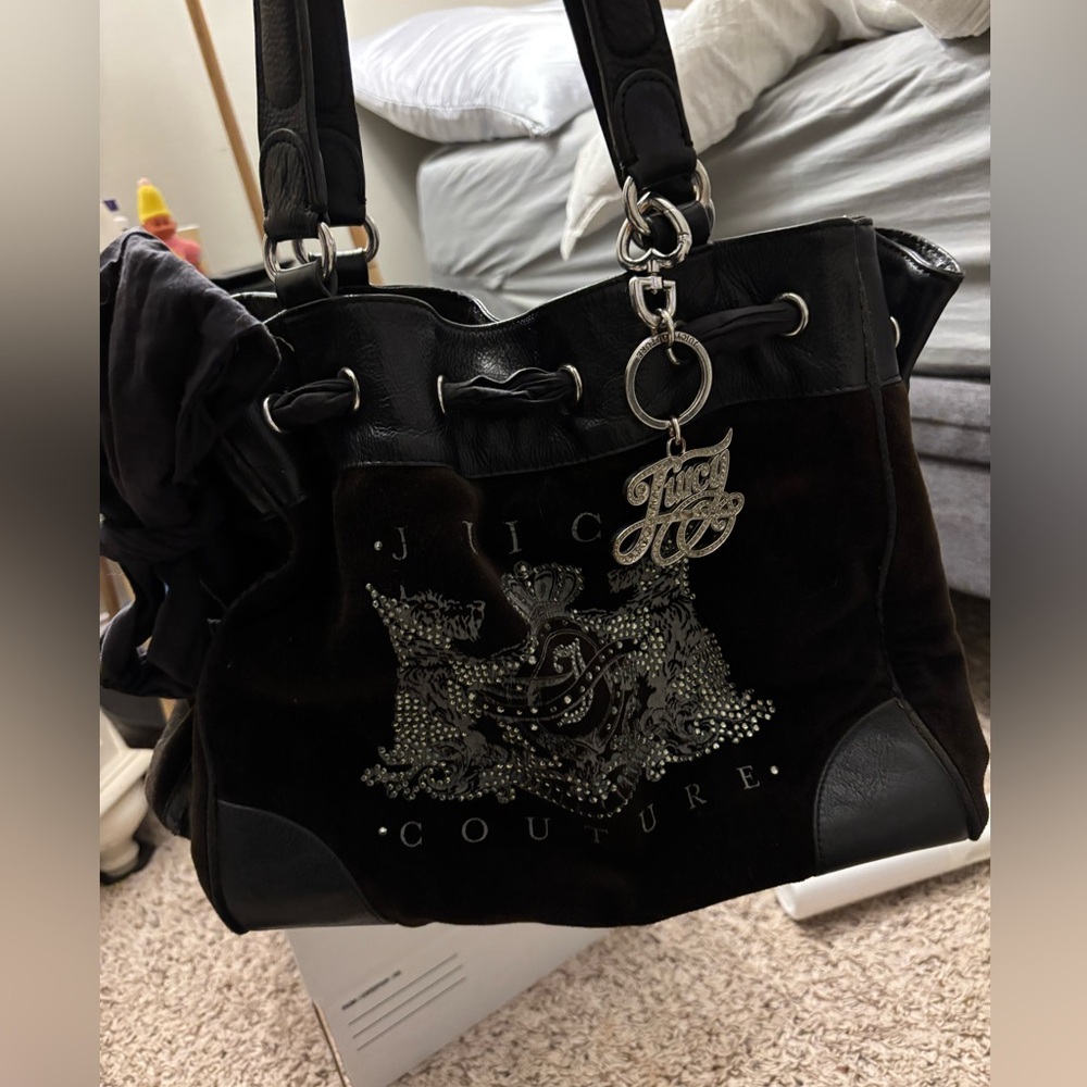 COPY - Black gemstone juicy bag
